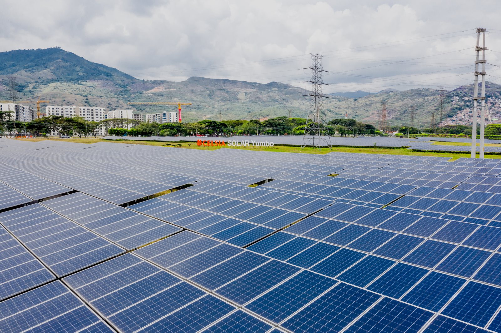 Celsia Solar Yumbo — the first utility-scale solar farm built by Celsia in Valle del Cauca.